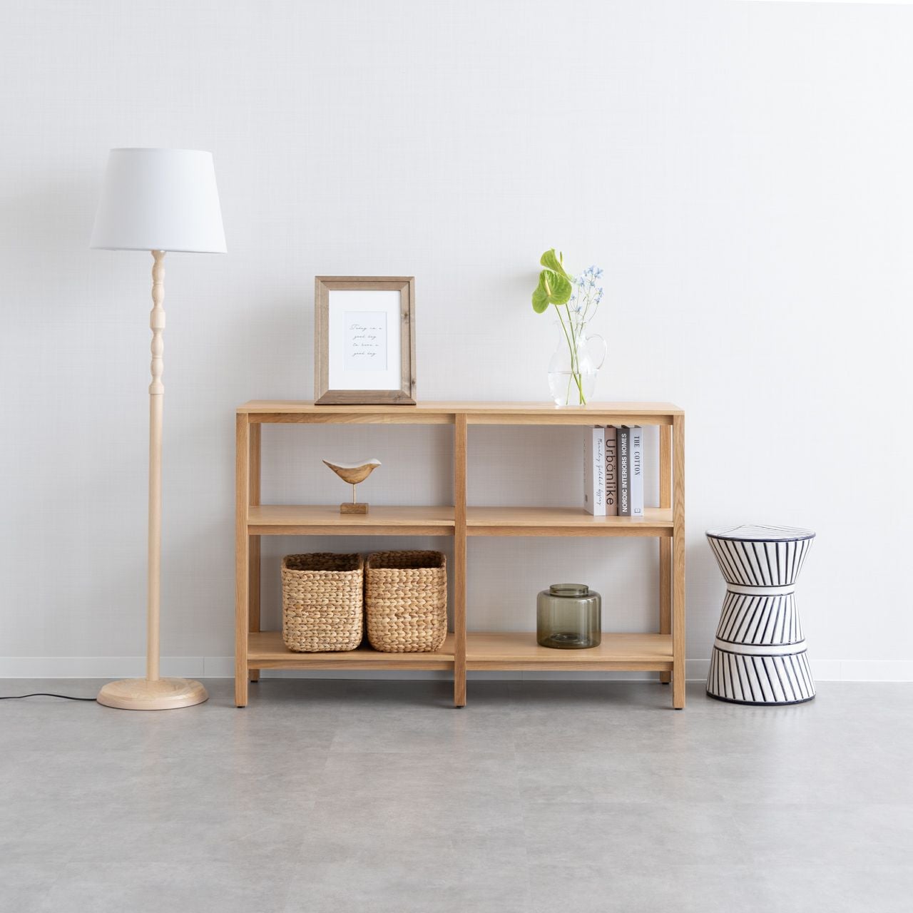 フクれいみシェルフ nora. MERCK SHELF / ノラ メルク シェルフ 幅120cm - インテリア