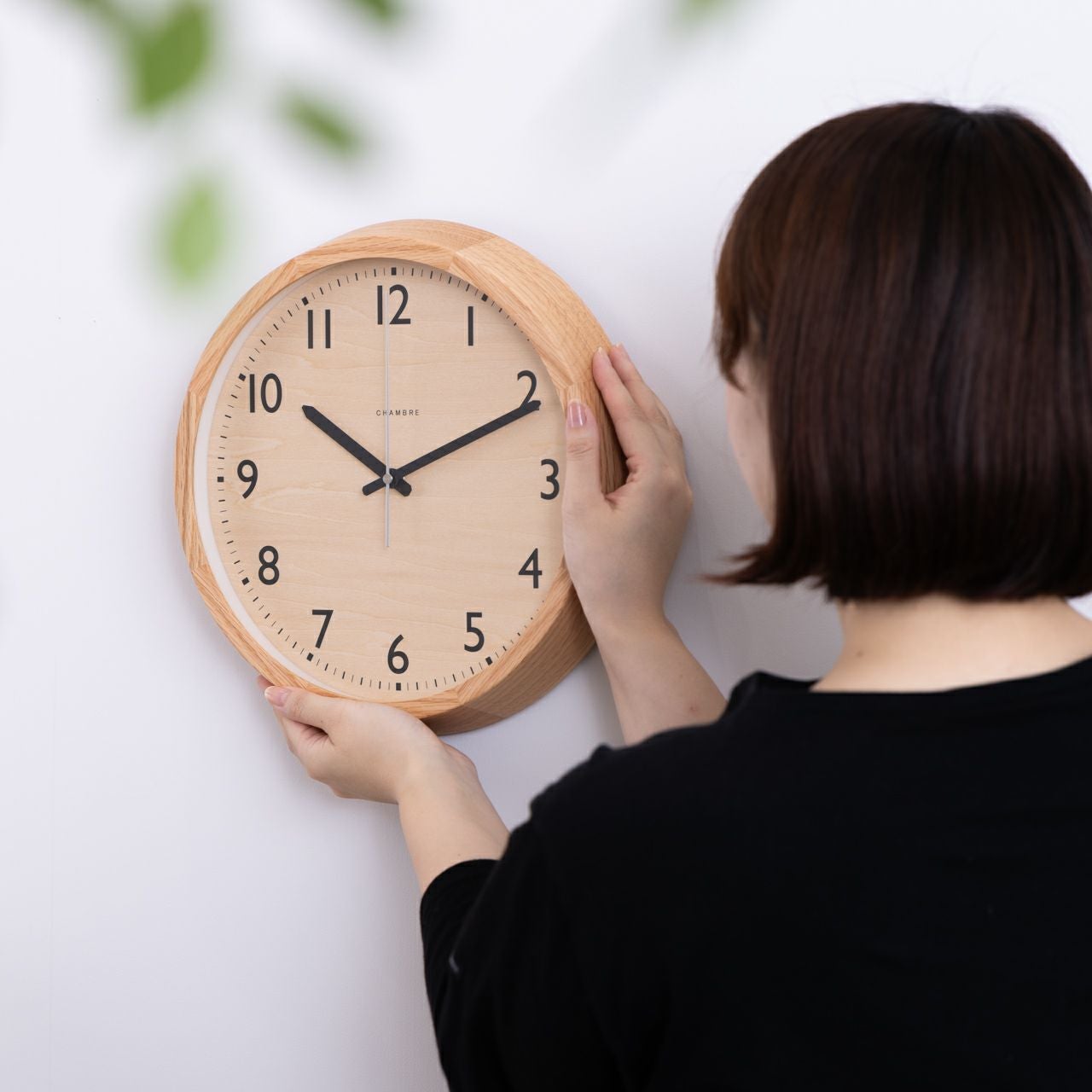6月入荷予定】 壁掛け時計 ｜ DROP CLOCK オーク | Hym.（ハイム）