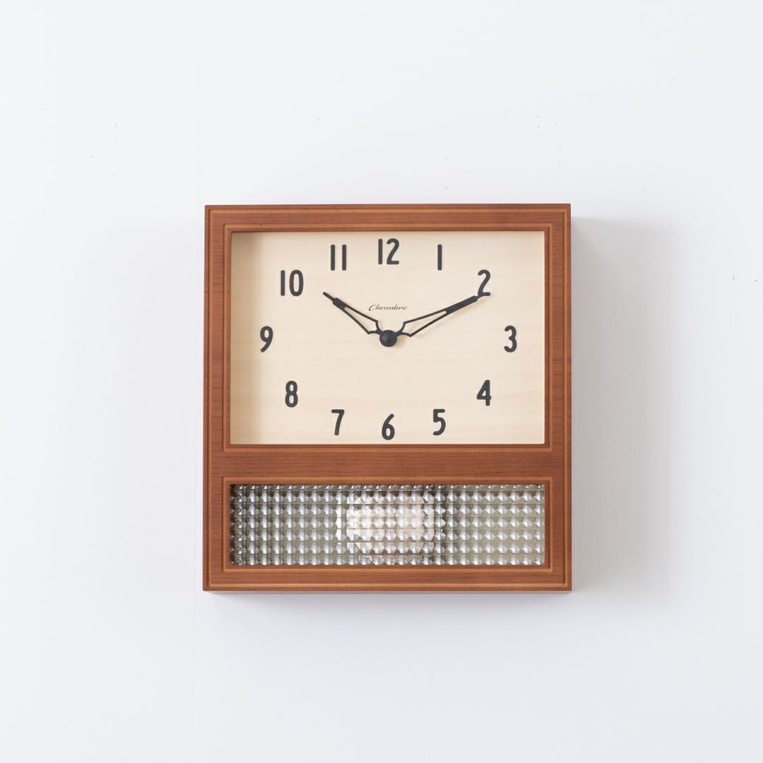 壁掛け時計 ｜ COURT PENDULUM CLOCK カフェブラウン | Hym.（ハイム）