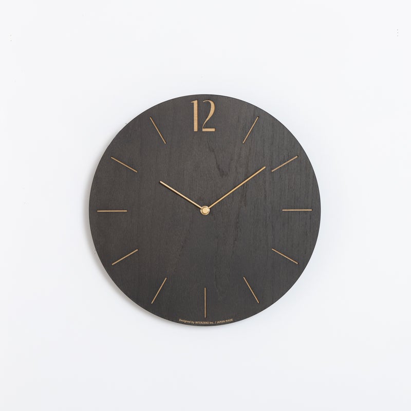 【Renewal】壁掛け時計　｜　PROUD CLOCK BLACK -NENRIN-　